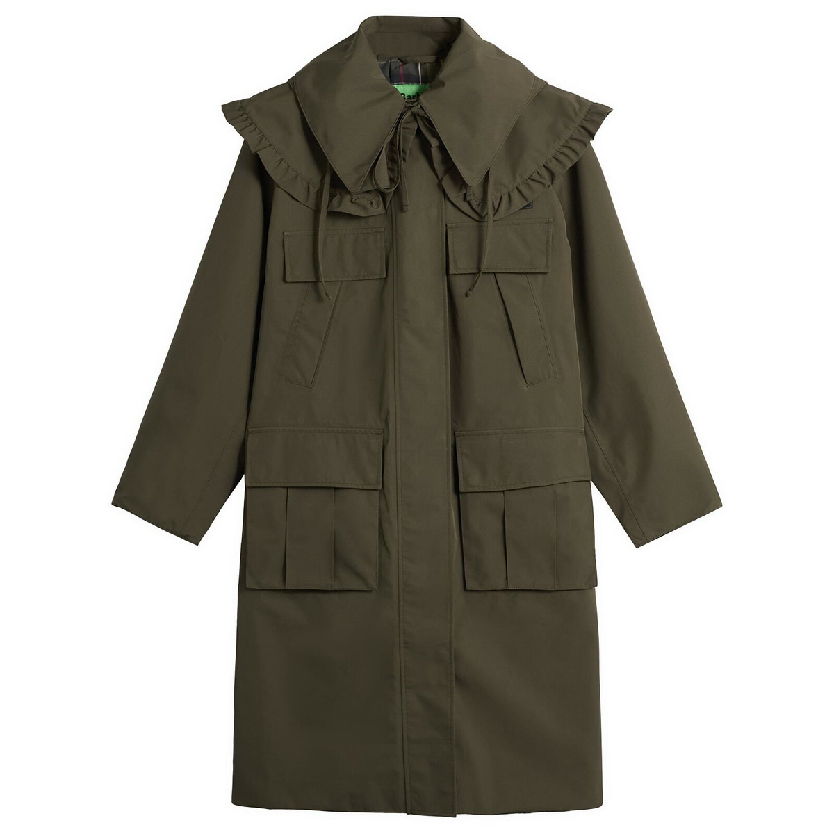 本日限定価格レアbarbour alexa chung GALAコート Barbour Women's x Alexa Chung Hooded Trench Coat in Bitter