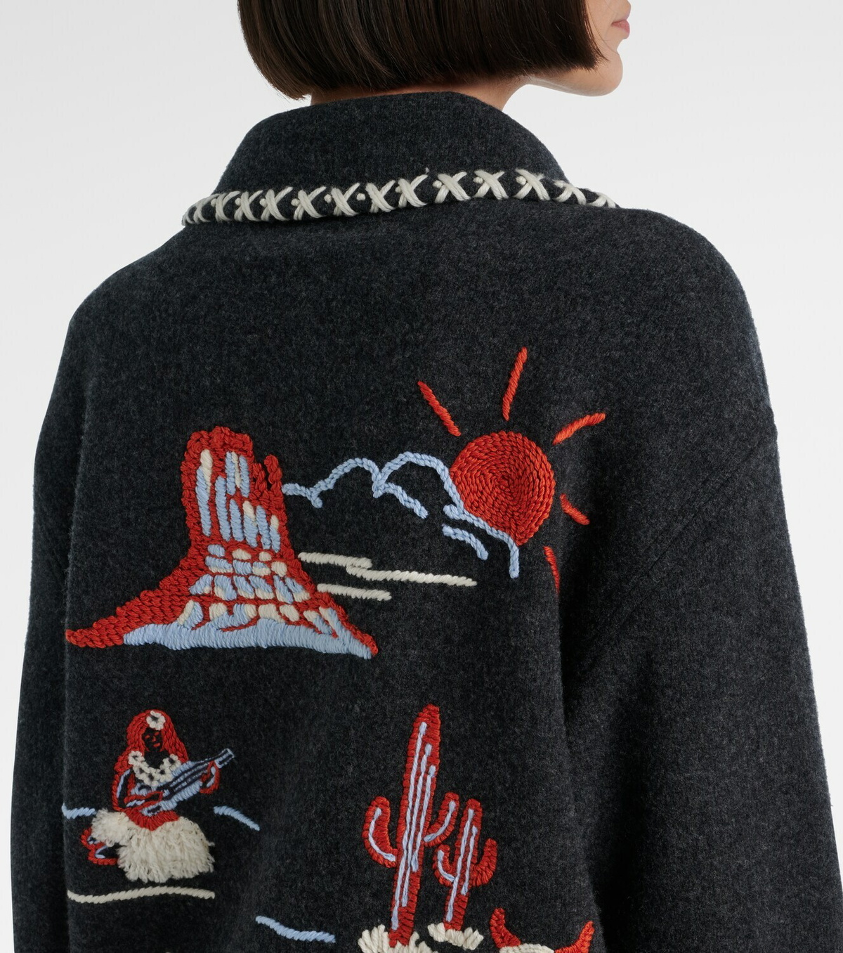 Alanui Remember Me virgin wool jacket