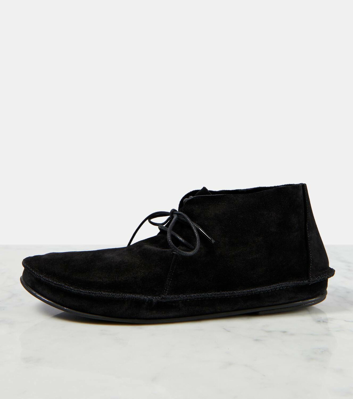 The Row Tyler suede ankle boots