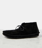 The Row Tyler suede ankle boots