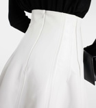Norma Kamali Grace faux leather maxi skirt