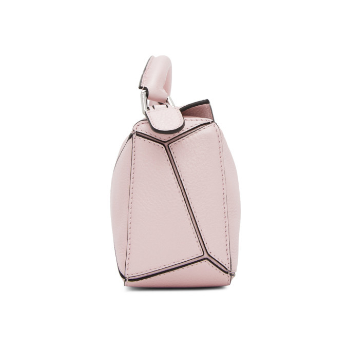 Loewe Pink Mini Puzzle Bag