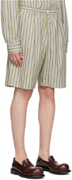Marni Gray Drawstring Shorts