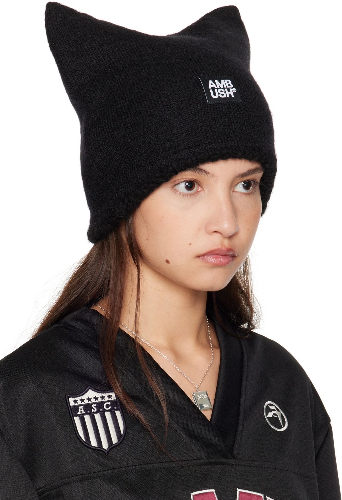 AMBUSH ニット帽　ブラック AMBUSH Black Rave Beanie Ambush