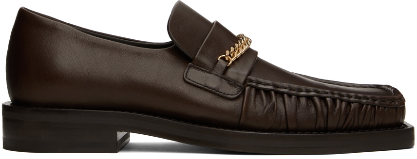 Photo: Martine Rose Brown Square Toe Loafers
