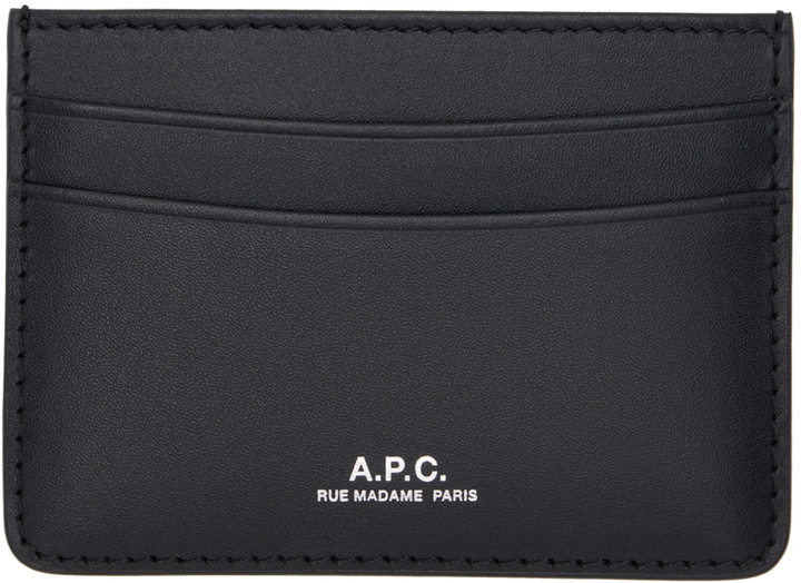 Photo: A.P.C. Black Andre Card Holder