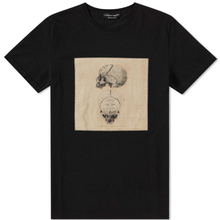 Photo: Alexander McQueen Skull Box Printed Tee Black