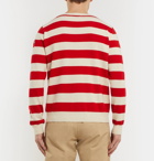 Holiday Boileau - Striped Wool Sweater - Red