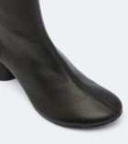 Souliers Martinez Flavia leather ankle boots