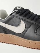 Nike - Field General 82 SP Suede-Trimmed Perforated-Leather Sneakers - Black