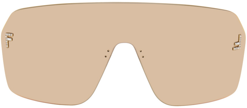 Fendi Rose Gold Fendi First Crystal Sunglasses Fendi display picture 1