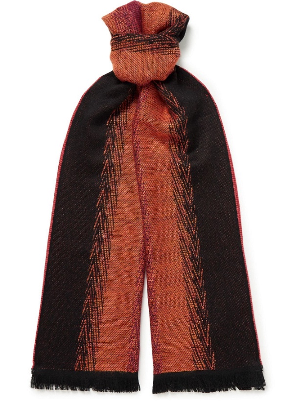Photo: Missoni - Fringed Wool and Cotton-Blend Scarf