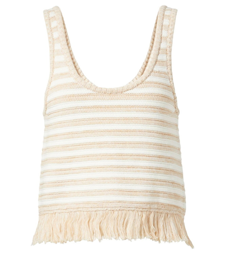 Photo: The Upside Freida knitted striped cotton top
