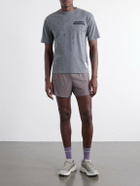 Satisfy - Straight-Leg Logo-Appliqu&eacute;d 5" Space‑O&trade; Shorts - Brown