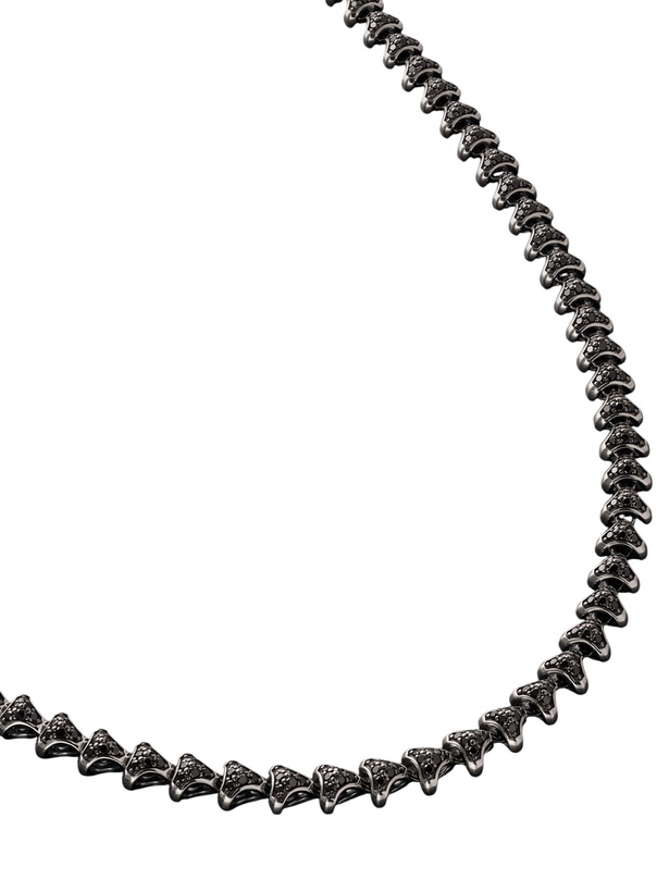 Photo: David Yurman - Armory Sterling Silver Diamond Necklace