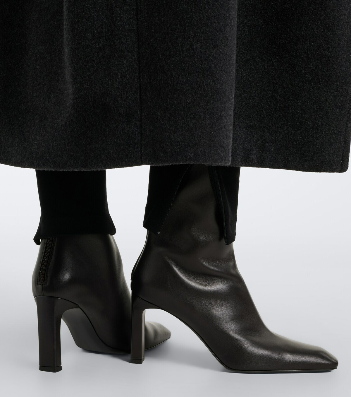 Toteme Leather ankle boots