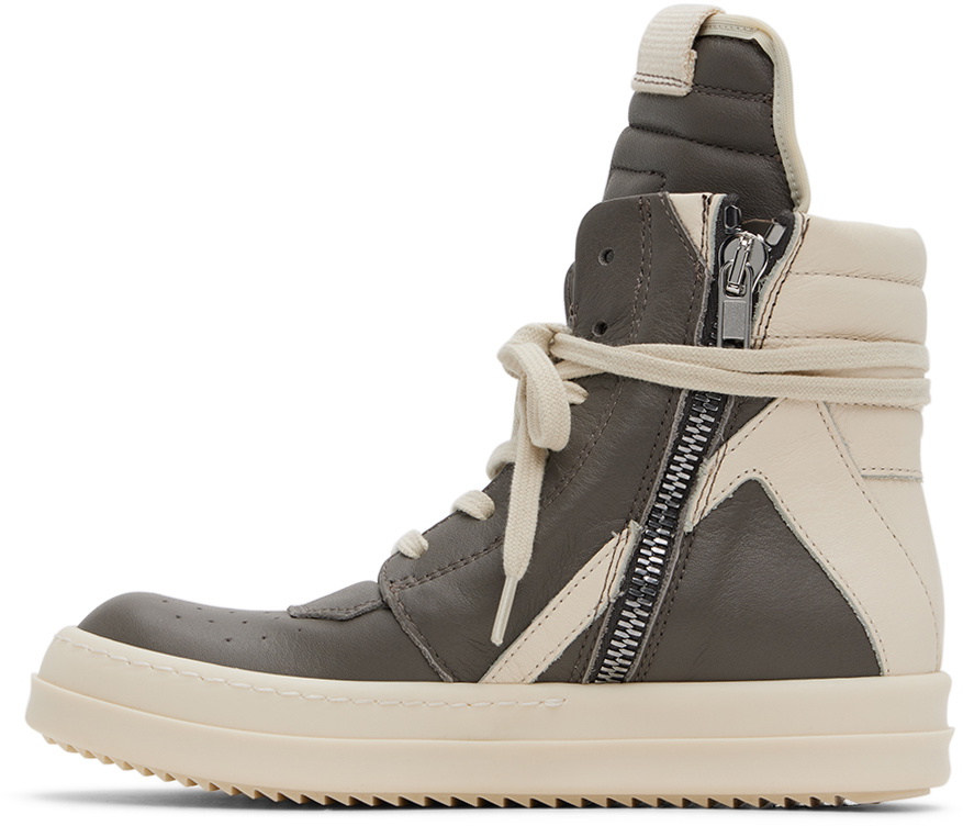 Rick Owens Kids Gray Geobaskets Sneakers Rick Owens