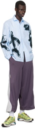 Perks and Mini Blue Figures Striped Shirt