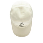 Maison Kitsuné Men's Cafe Kitsune 5P Cap in Latte