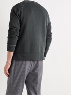OFFICINE GÉNÉRALE - Baptiste Garment-Dyed Fleece-Back Cotton-Jersey Sweatshirt - Gray
