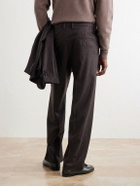 Boglioli - Straight-Leg Pleated Virgin Wool Suit Trousers - Brown