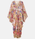 Camilla Floral silk kaftan