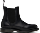 Dr. Martens Black Flora Smooth Chelsea Boots