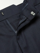Giorgio Armani - Straight-Leg Pleated Super 160s Wool-Twill Trousers - Blue