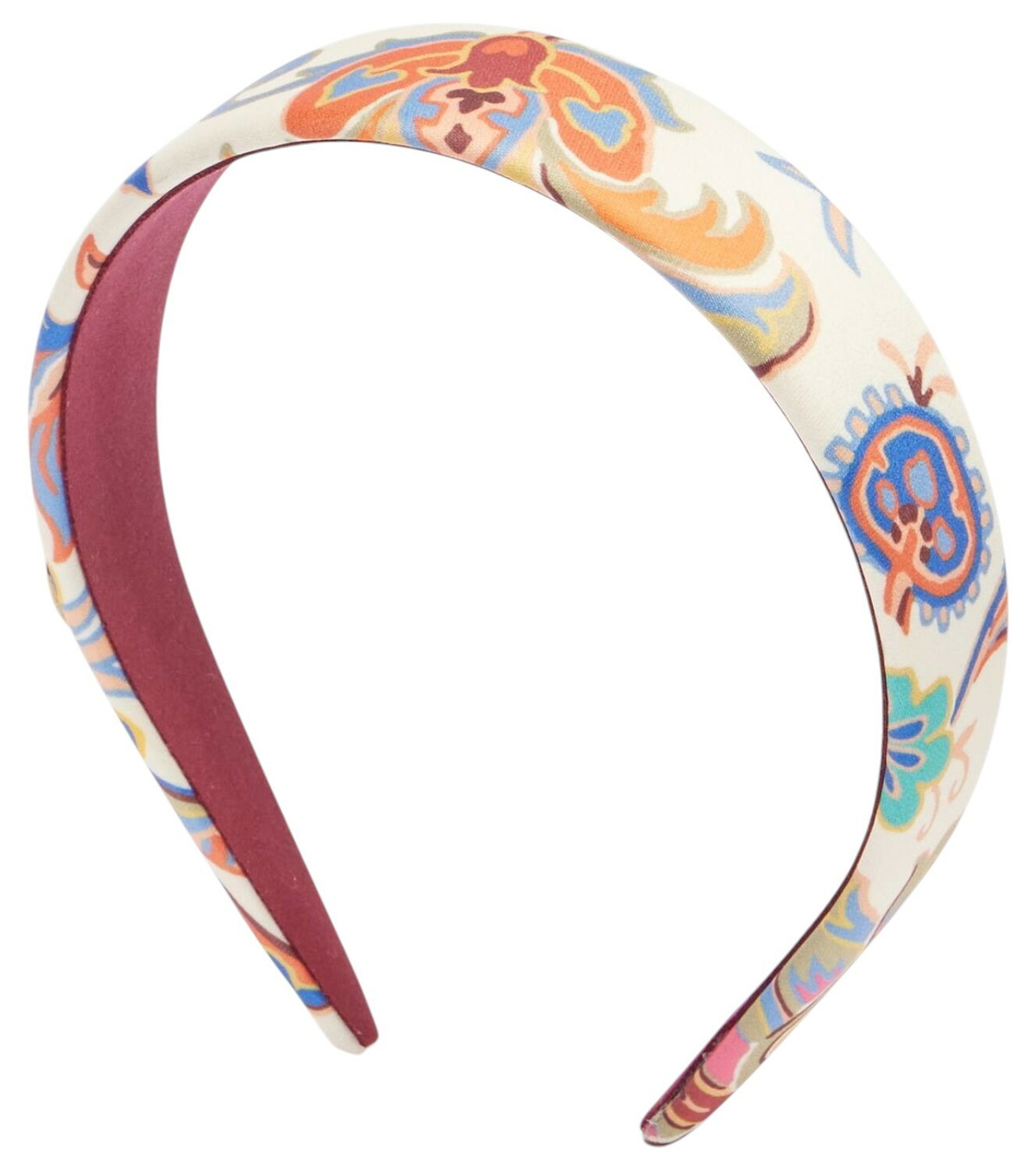【Etro】Silk Hair Clip Etro Floral-Print Silk Hair Clip in Blue | Lyst