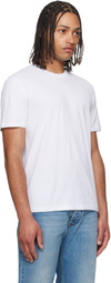 Maison Margiela Three-Pack White Shades Cotton Jersey T-shirts