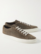 Common Projects - Original Achilles Waxed-Suede Sneakers - Green