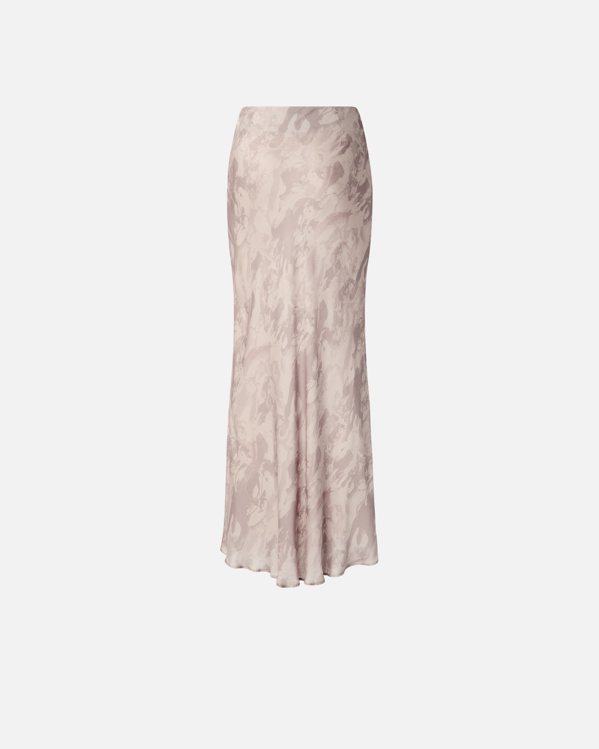Pinko Reimagine By Pinko X Patrick Mc Dowell Glossy Long Skirt With Horse Print Pink/Nude