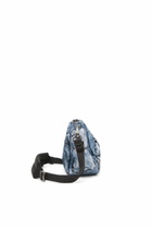 Diesel Multipocket bag in trompe l'oeil denim - Crossbody Bags - Unisex - Blue