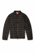 Diesel Puffer jacket in light nylon - Winter Jackets Mens in Black