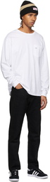 Noah White Pocket Long Sleeve T-Shirt