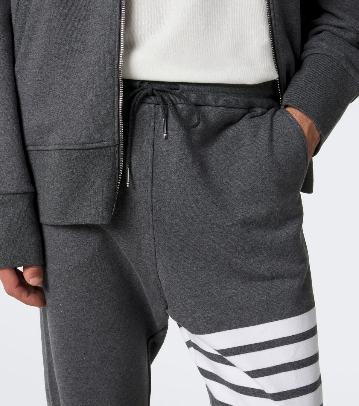 Thom Browne 4-Bar cotton jersey sweatpants