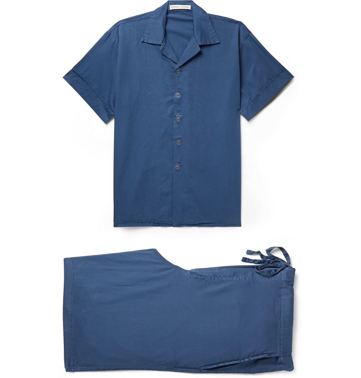 Photo: Cleverly Laundry - Cotton Pyjama Set - Blue
