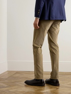 Boglioli - Slim-Fit Stretch-Cotton and Modal-Blend Corduroy Trousers - Brown