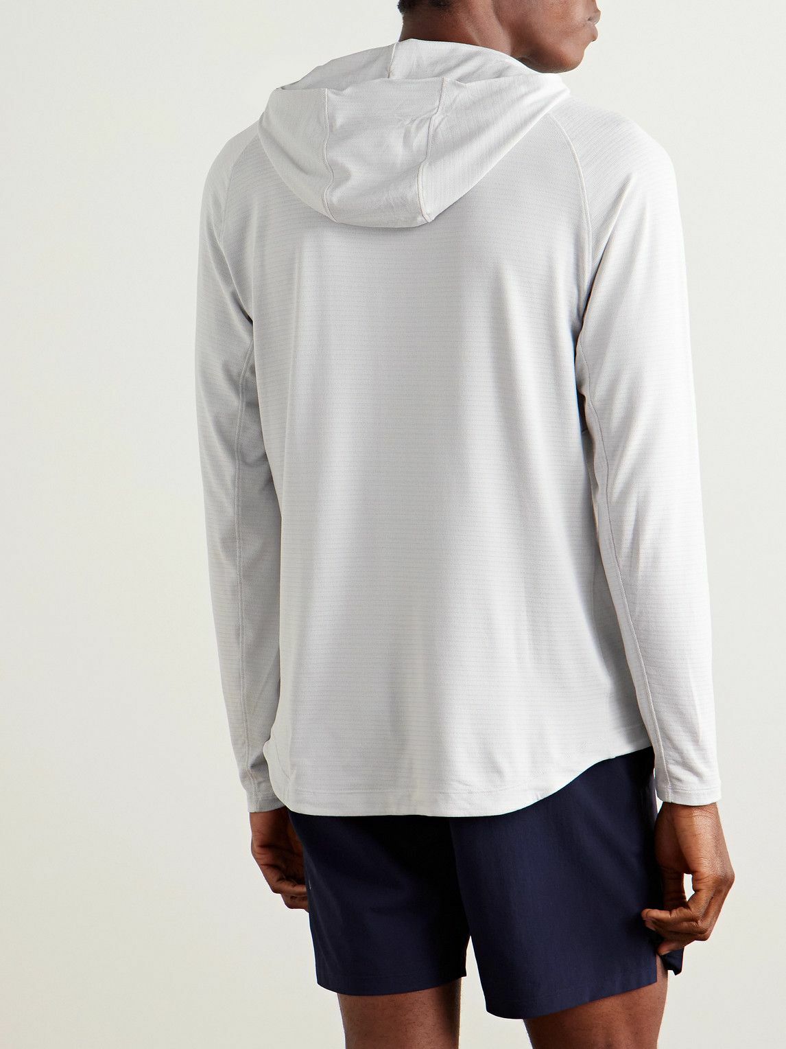 Lululemon - License to Train Recycled-Jersey Hoodie - Gray