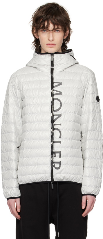 Photo: Moncler White Lauzet Down Jacket