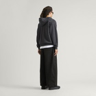 END. Mono Zip Hoodie in Cinder Black