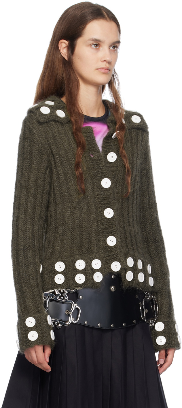 Chopova Lowena Gray Starboard Cardigan