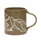 ferm LIVING Vuelo Mug in Elm Green 