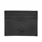 Coach Men's Crossgrain Leather Card Holder in Black