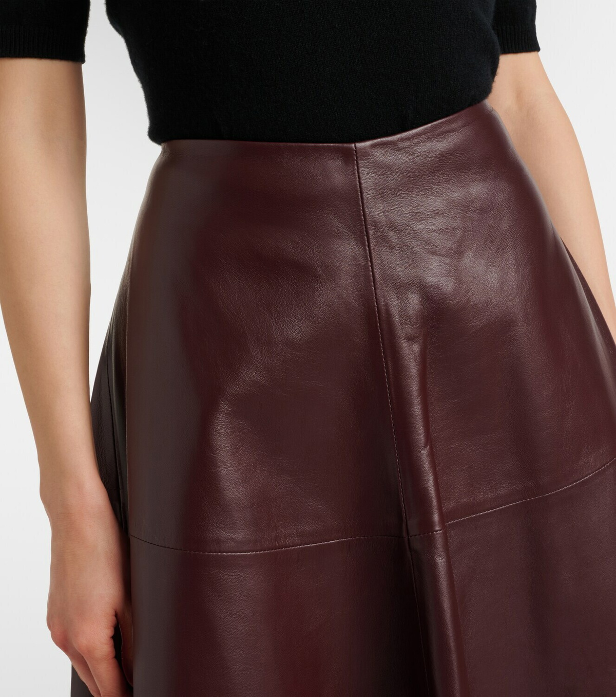 Altuzarra Varda leather maxi skirt
