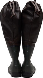 Rier SSENSE Exclusive Brown Farmer Rain Boots