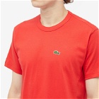 Comme des Garçons SHIRT Men's x Lacoste Asymmetric T-Shirt in Red