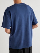 Neighborhood - Slim-Fit Logo-Print Cotton-Jersey T-Shirt - Blue