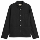 Folk Men's Assembly Jacket in Black Chunky Ripstop