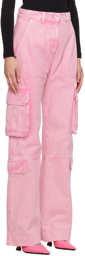 MSGM Pink Pocket Jeans